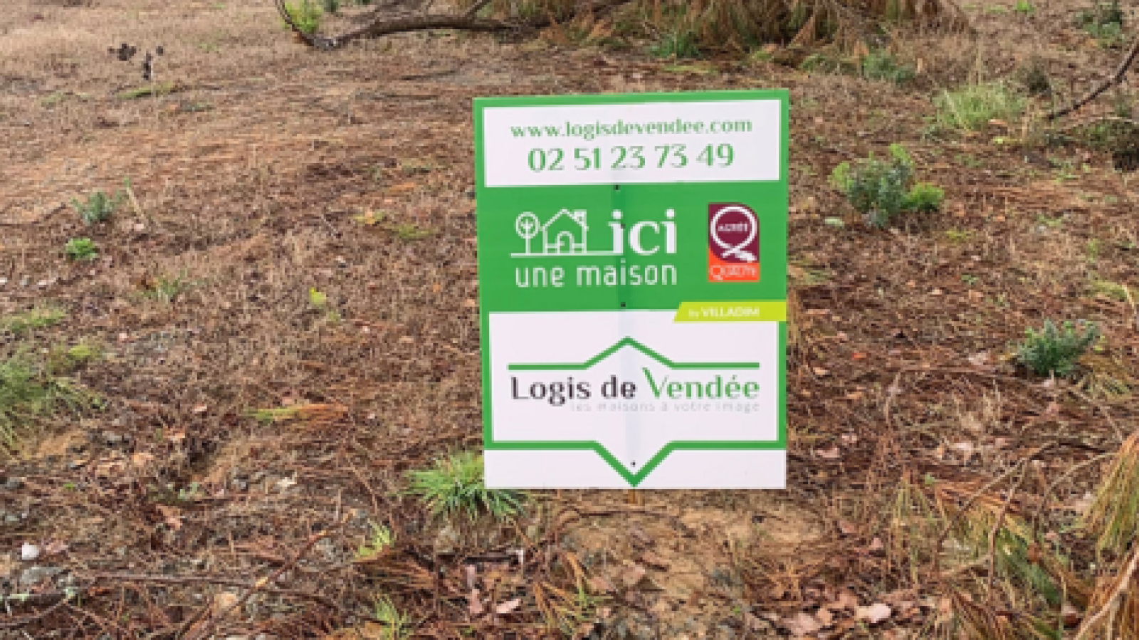 Terrain constructible de 490m2 à La Garnache